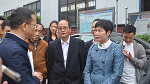 湘潭市长来公司考察